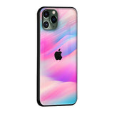 Colorful Waves Glass case for iPhone SE 2022