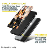 Bronze Abstract Glass Case for iPhone SE 2022
