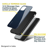 Overshadow Blue Glass Case For Nothing Phone (1)