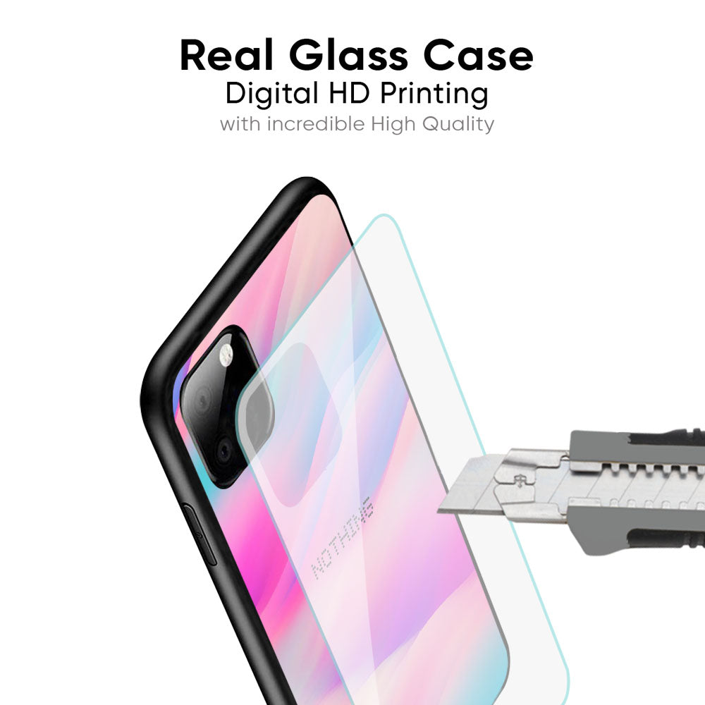 Colorful Waves Glass case for Nothing Phone (1)