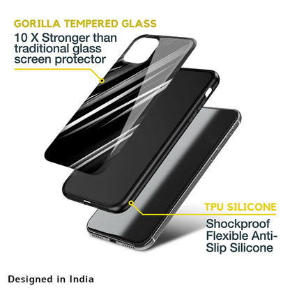 Black & Grey Gradient Glass Case For Nothing Phone (1)