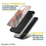 Pink And Grey Marble Glass Case For Nothing Phone (1)