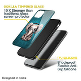 Adorable Baby Elephant Glass Case For Nothing Phone (1)