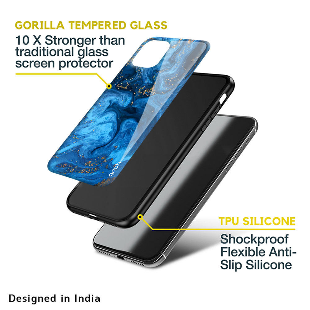 Gold Sprinkle Glass case for Nothing Phone (1)