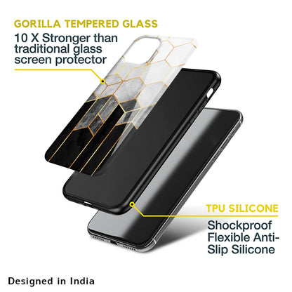 Tricolor Pattern Glass Case for Nothing Phone (1)