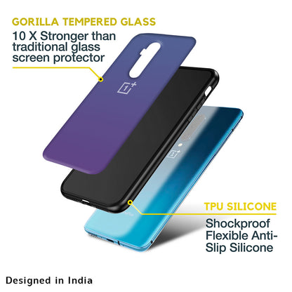 Indigo Pastel Glass Case For OnePlus 10T 5G