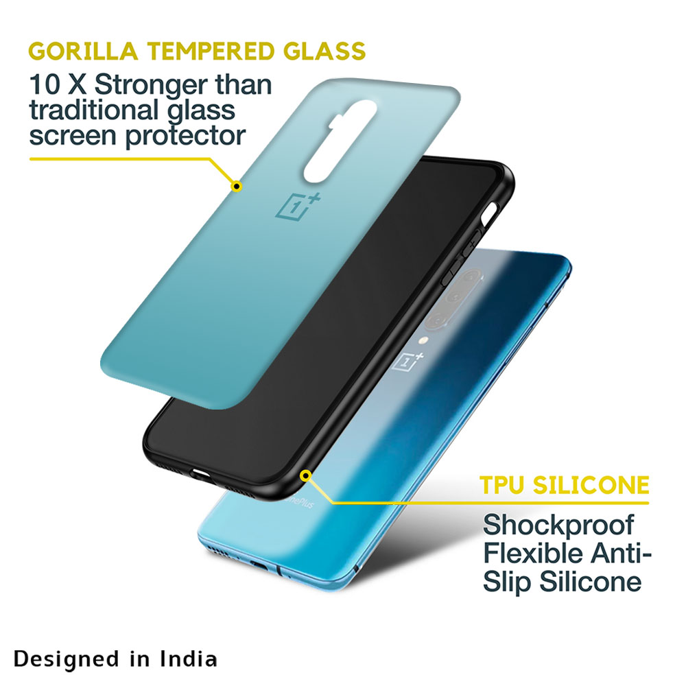 Arctic Blue Glass Case For OnePlus Nord N20 SE