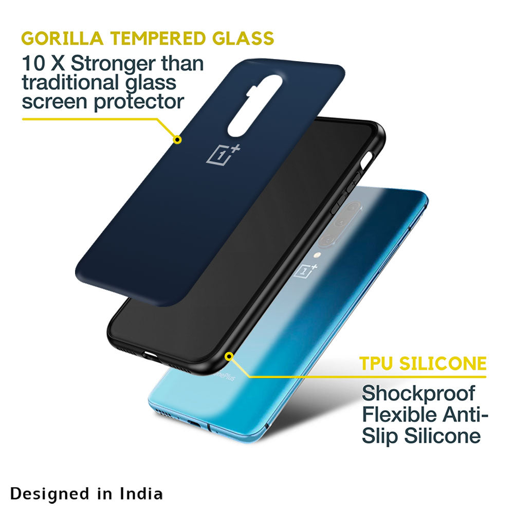 Overshadow Blue Glass Case For OnePlus 10T 5G