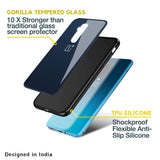 Overshadow Blue Glass Case For OnePlus 9R