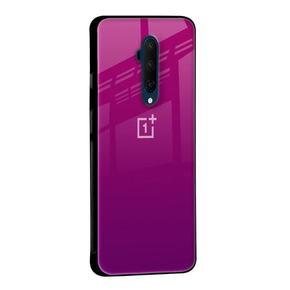 Magenta Gradient Glass Case For OnePlus 10T 5G