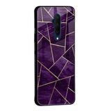 Geometric Purple Glass Case For OnePlus 10T 5G
