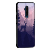 Deer In Night Glass Case For OnePlus 8