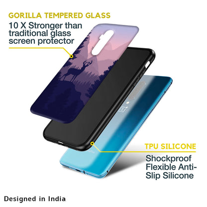 Deer In Night Glass Case For OnePlus Nord N20 SE