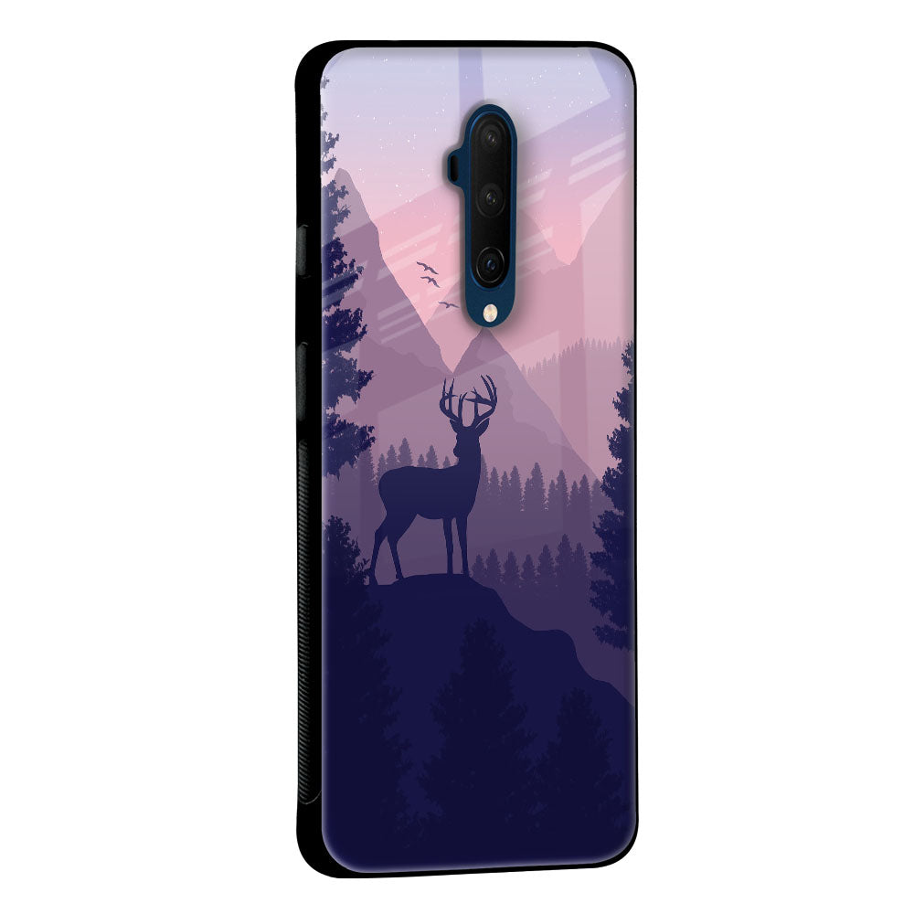 Deer In Night Glass Case For OnePlus 9RT