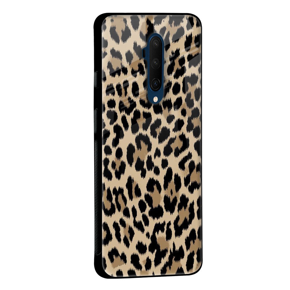 Leopard Seamless Glass Case For OnePlus 9RT