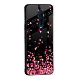 Heart Rain Fall Glass Case For OnePlus 10T 5G