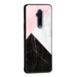 Marble Collage Art Glass Case For OnePlus 10T 5G