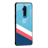 Pink & White Stripes Glass Case For OnePlus Nord N20 SE