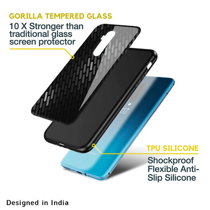 Dark Abstract Pattern Glass Case For OnePlus Nord CE