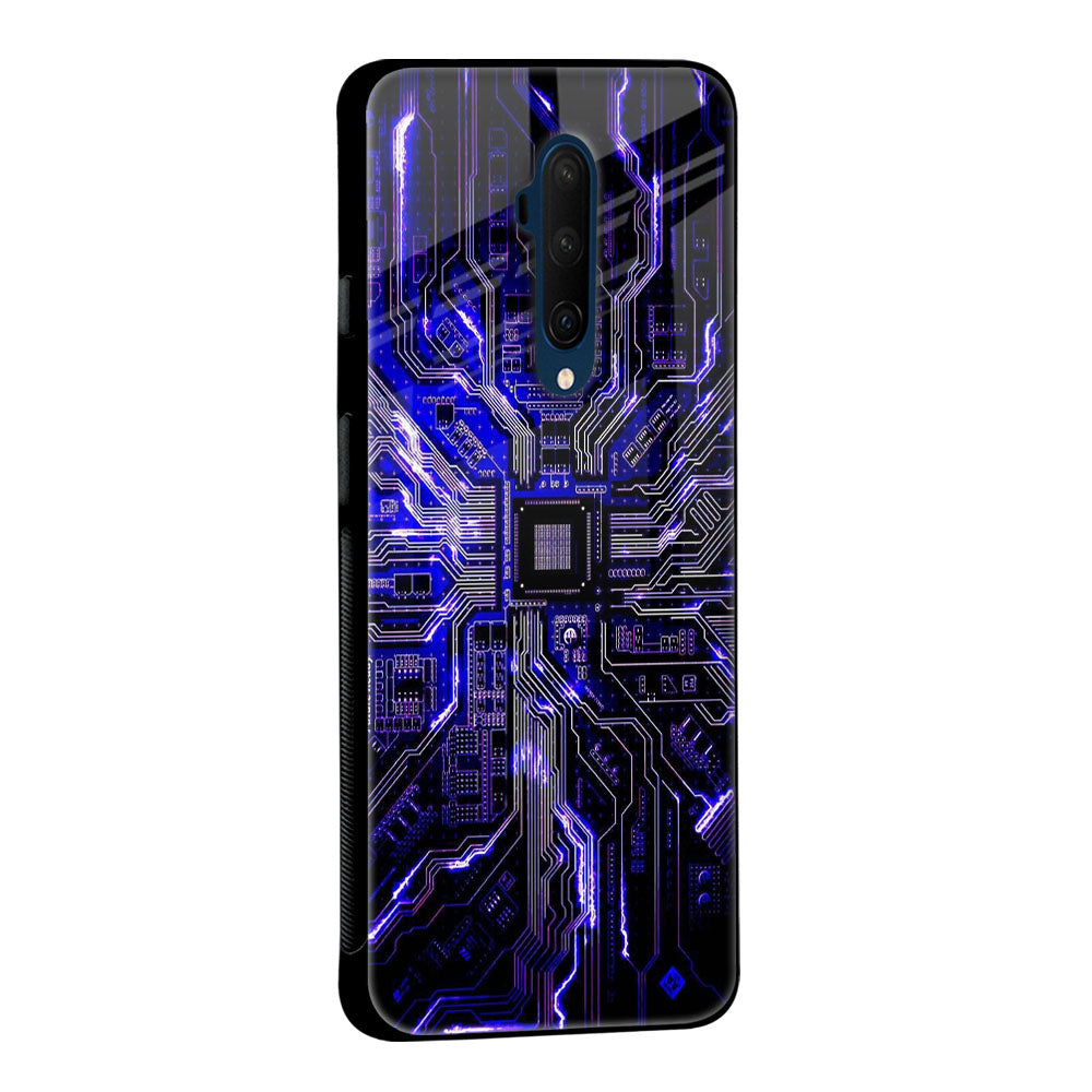 Techno Color Pattern Glass Case For OnePlus 10T 5G