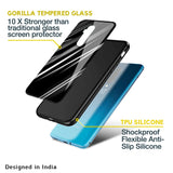 Black & Grey Gradient Glass Case For OnePlus 7 Pro