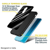 Black & Grey Gradient Glass Case For OnePlus Nord N20 5G