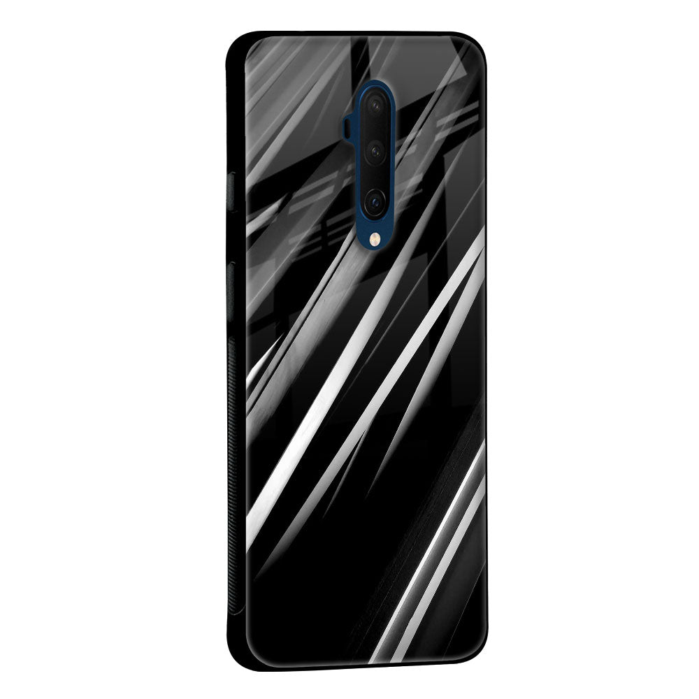 Black & Grey Gradient Glass Case For OnePlus Nord