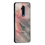 Pink And Grey Marble Glass Case For OnePlus 10T 5G