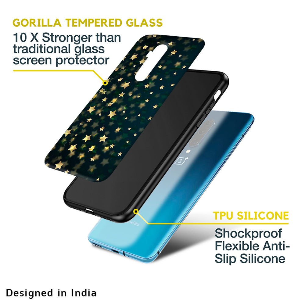 Dazzling Stars Glass Case For OnePlus 10T 5G