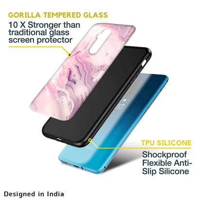 Diamond Pink Gradient Glass Case For OnePlus 10T 5G
