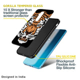 Angry Tiger Glass Case For OnePlus Nord N20 5G