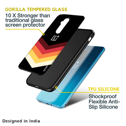 Abstract Arrow Pattern Glass Case For OnePlus Nord 2T 5G