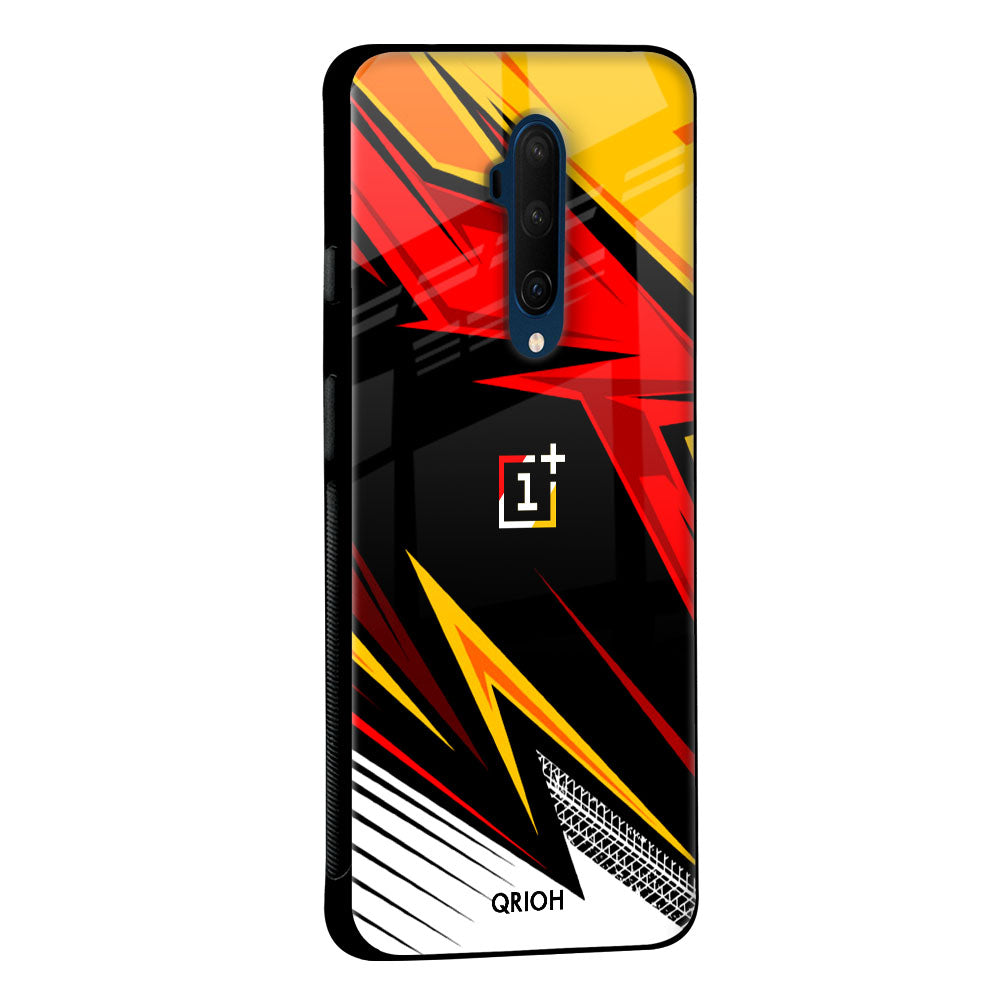 Race Jersey Pattern Glass Case For OnePlus 9RT