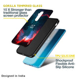 Brush Art Glass Case For OnePlus Nord N20 SE