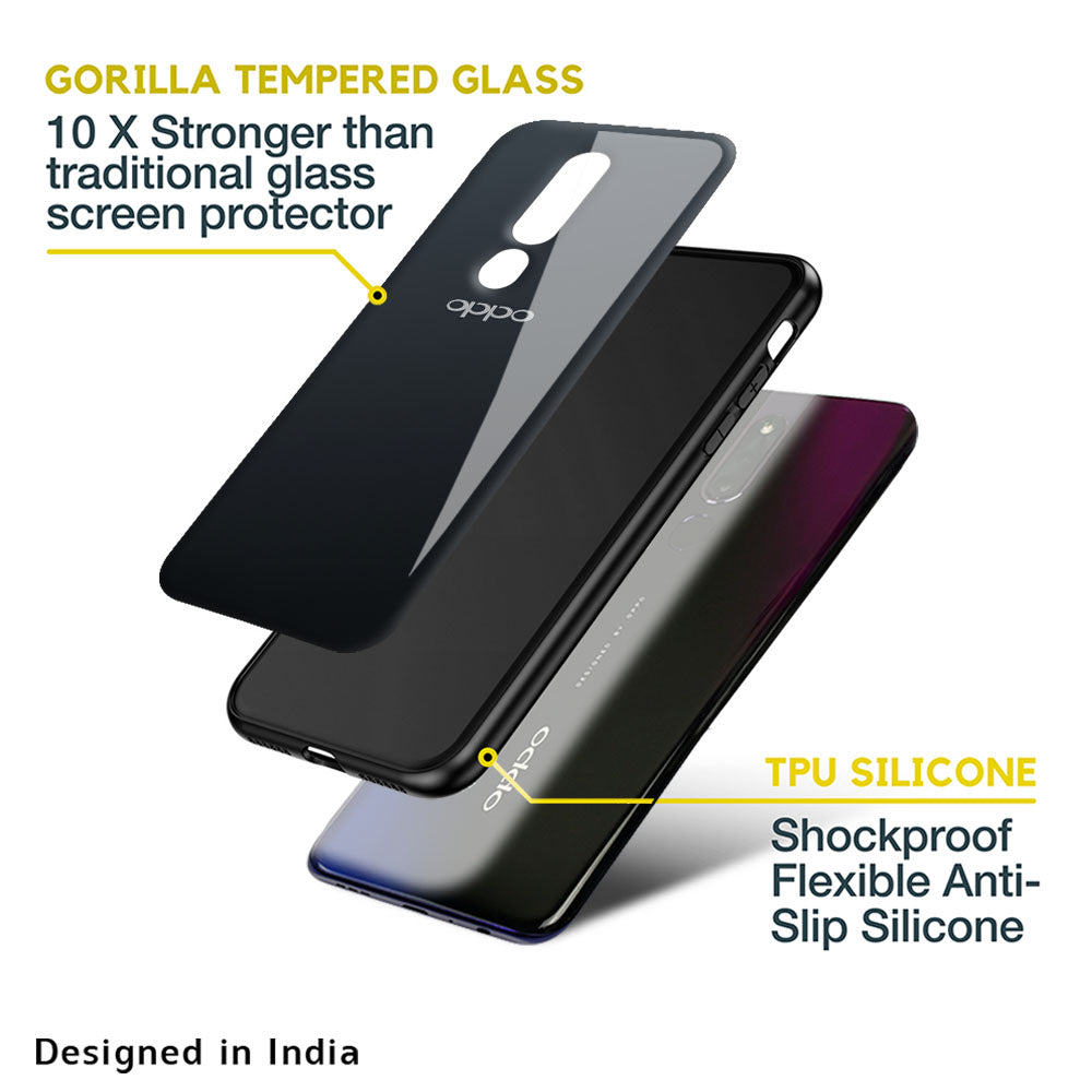 Stone Grey Glass Case For Oppo Reno4 Pro