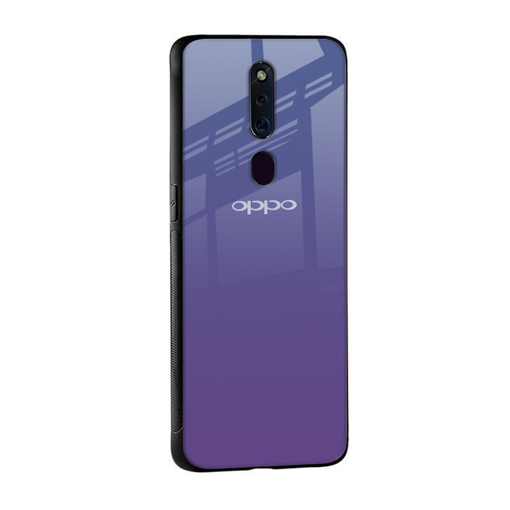 Indigo Pastel Glass Case For OPPO A77s