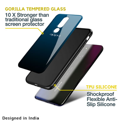 Sailor Blue Glass Case For OPPO A77s