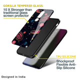 Galaxy In Dream Glass Case For Oppo Reno8 5G
