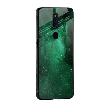 Emerald Firefly Glass Case For Oppo A36