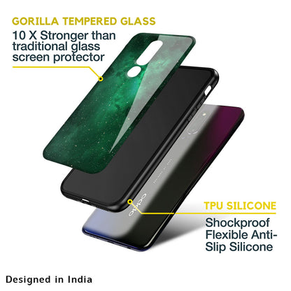 Emerald Firefly Glass Case For Oppo A36