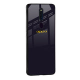 Deadlock Black Glass Case For Oppo F19 Pro Plus