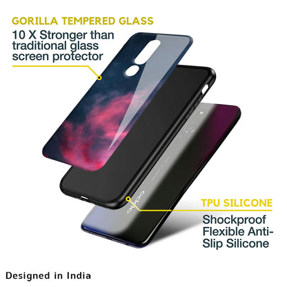 Moon Night Glass Case For Oppo A36