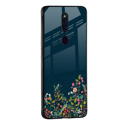 Small Garden Glass Case For Oppo F11 Pro