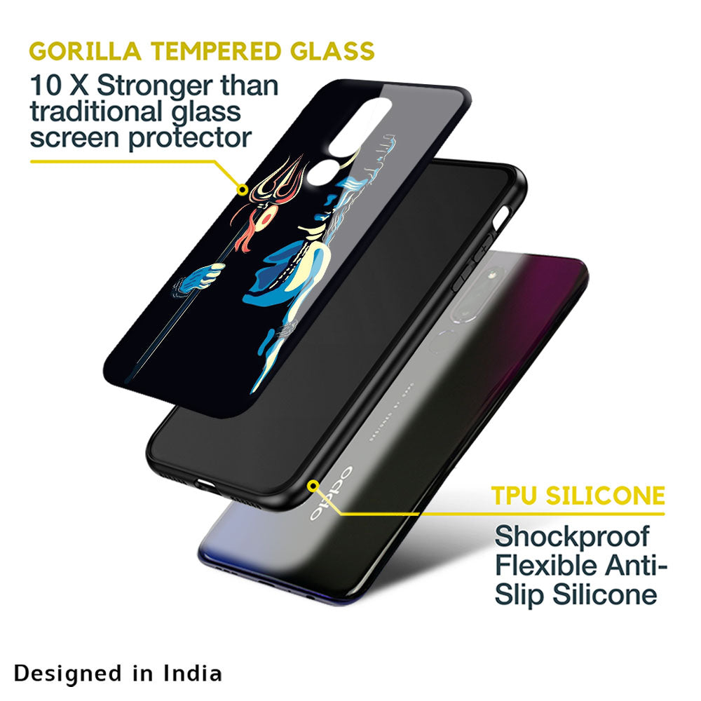 Mahakal Glass Case For Oppo A36