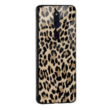 Leopard Seamless Glass Case For Oppo F19