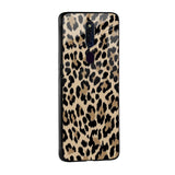 Leopard Seamless Glass Case For OPPO A17