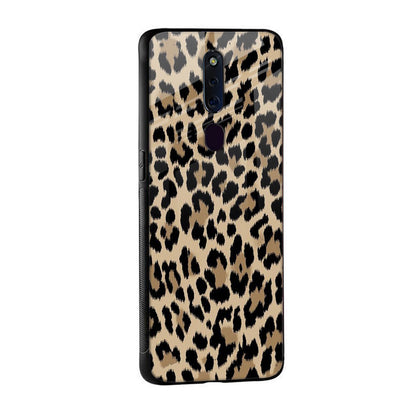 Leopard Seamless Glass Case For Oppo A36
