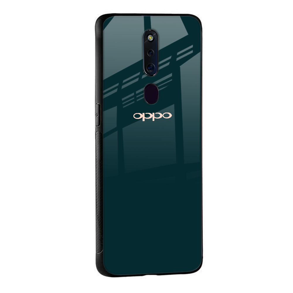 Hunter Green Glass Case For Oppo Reno4 Pro