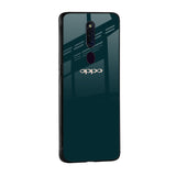 Hunter Green Glass Case For Oppo A36