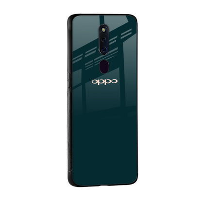 Hunter Green Glass Case For OPPO A77s